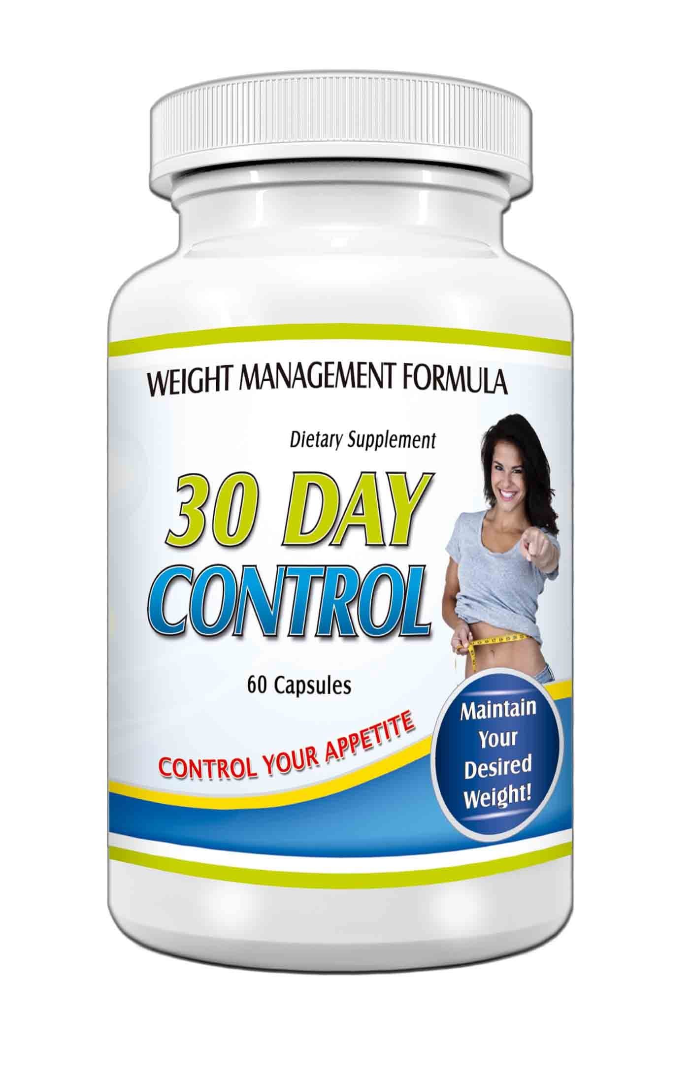 30 Day Control Weight Management Formula Slimming Pills 60 Capsules