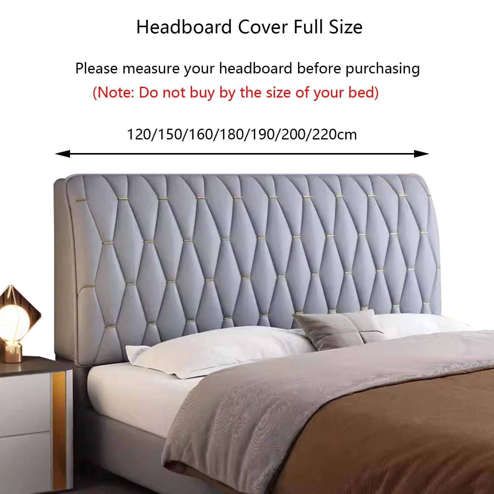 UYSELA Headboard Slipcover for Single/King/Double Beds, Bed Headboard Cover Protector Bed Head Covers Dustproof for Bedroom