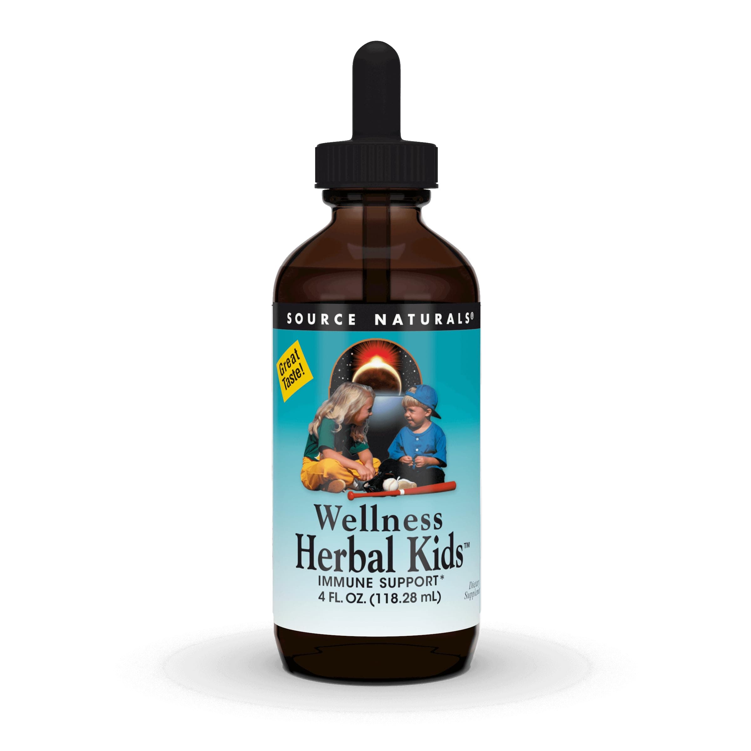 Wellness Herbal Kids Liquid Formula - for Immune System Support - 4 Fluid oz