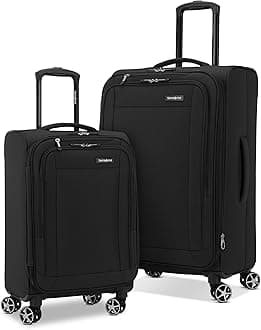 Saire LTE Softside Expandable Luggage with Spinner Wheels