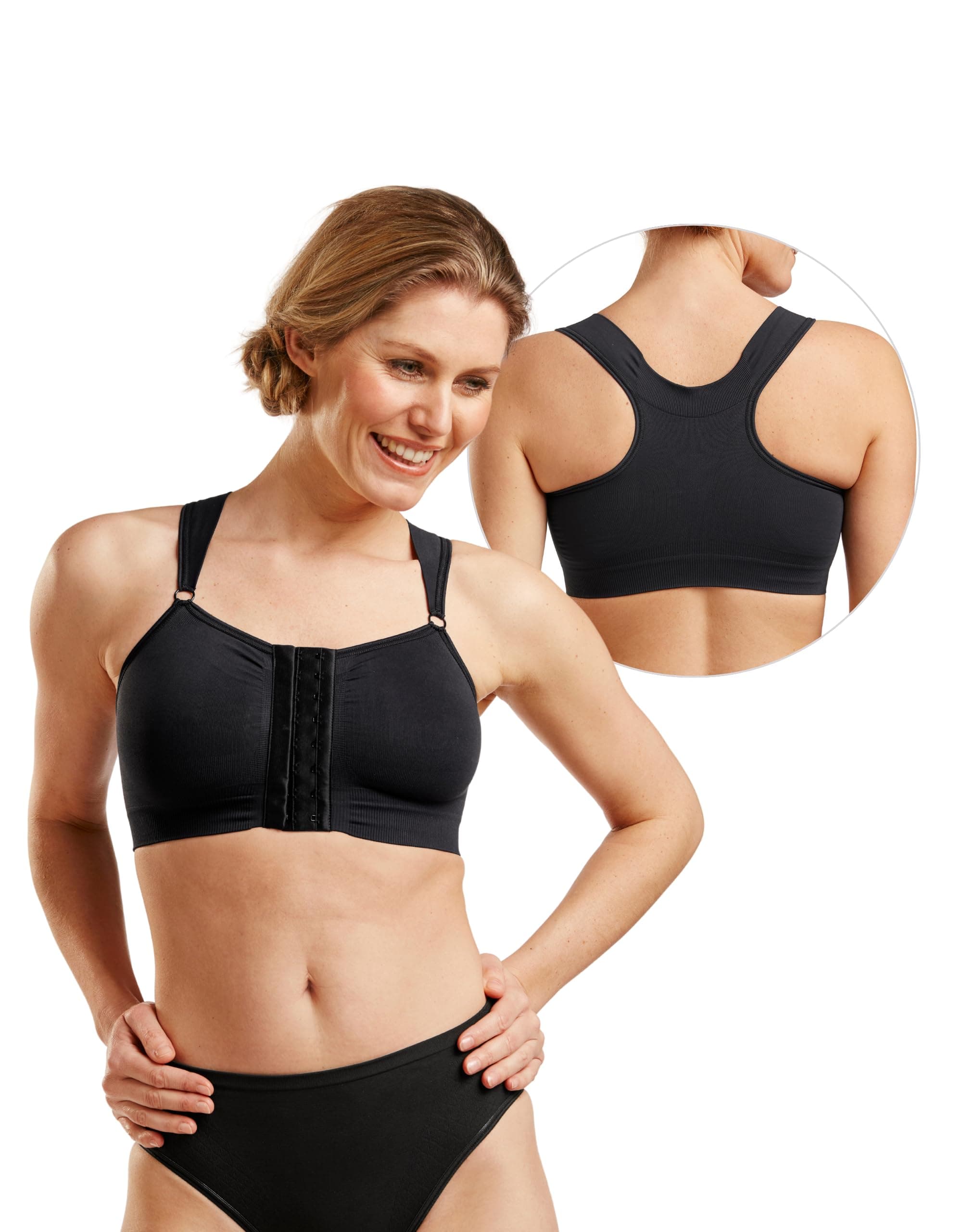 Bella Front Closure Comfort/Sleep Bra #3212