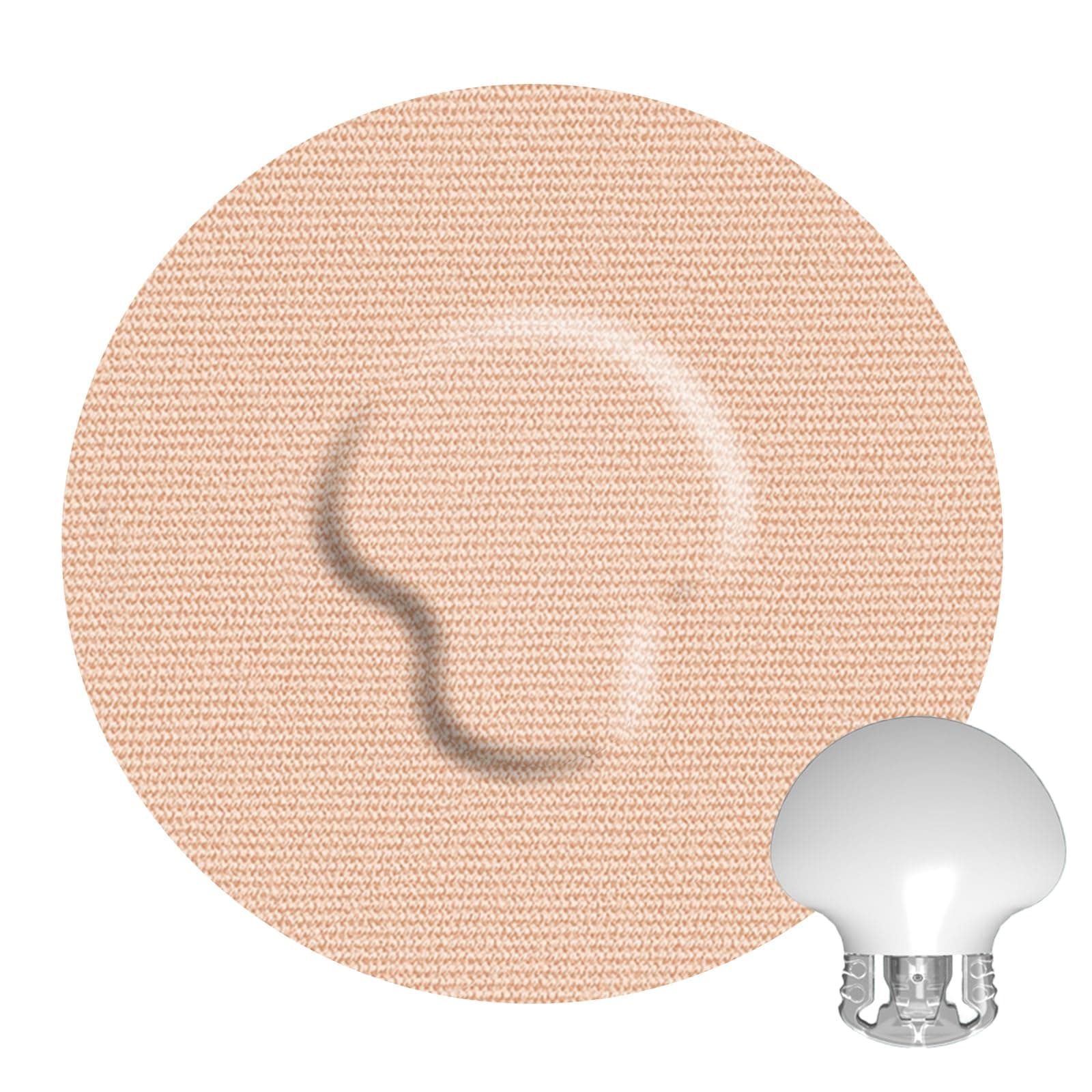 CGM Adhesive Plasters for Protection Sensor, Waterproof and Breathable Adhesive Plasters for Guardians and Other Sensors, No Glue in the Centre, Flexible Covers for More Than 7 Days