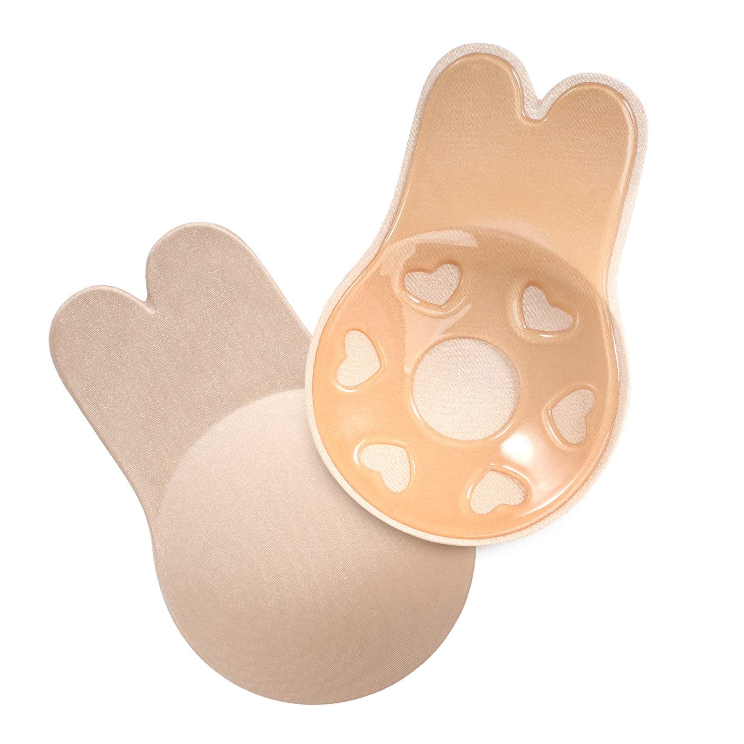 Strapless Backless Self Adhesive Bra for Women Push Up Sticky Bra［2019 New］ Black