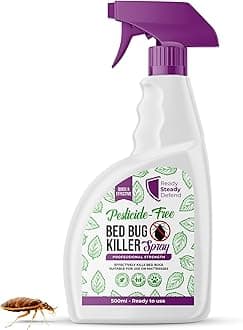 Bed Bug Killer Spray 500ml: Non-Toxic, Plant-Based Formula for Effective Pest Control, Safe on Mattresses & Upholstery