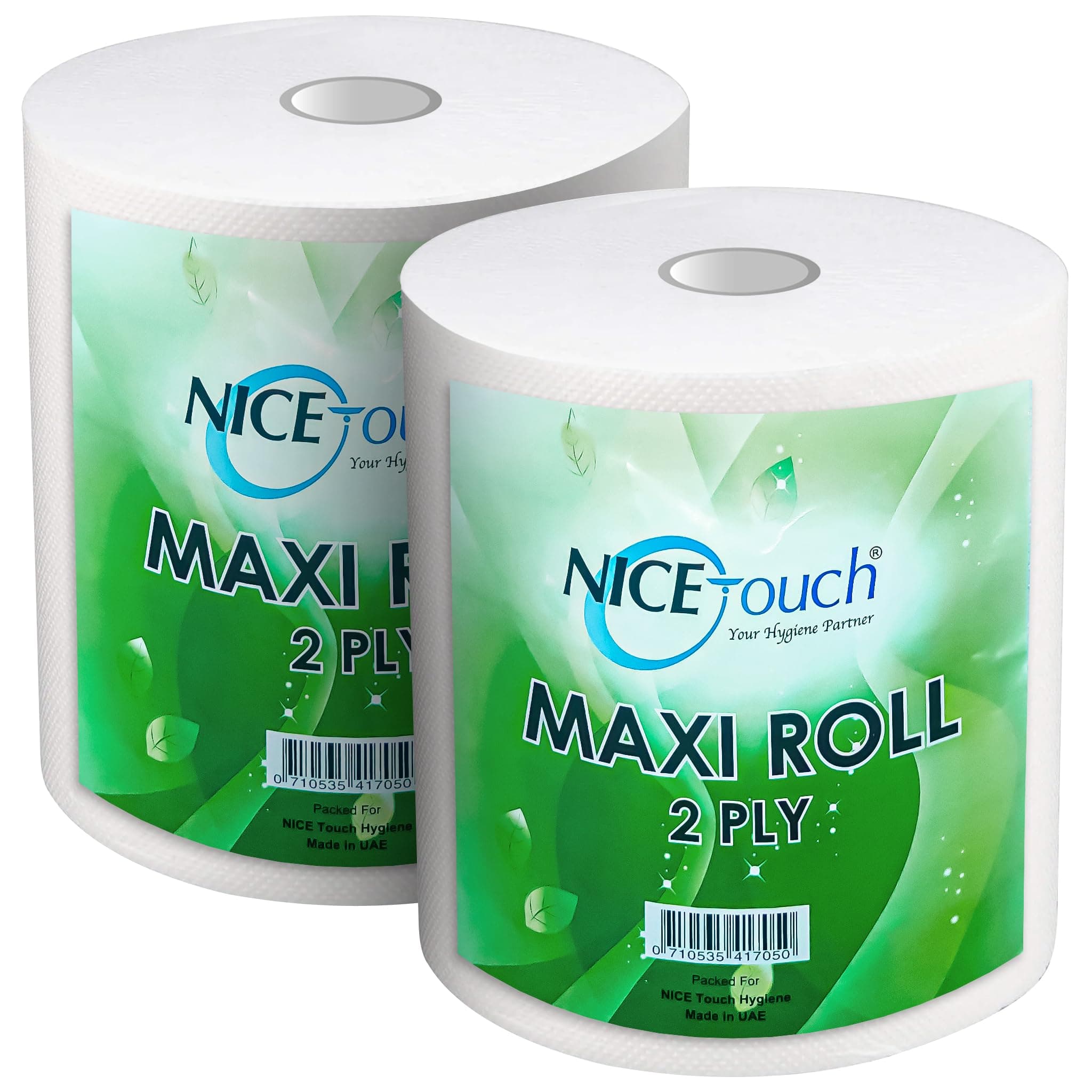 Nice Touch 2-Ply Kitchen Paper Towel Tissue, 775 Sheets per Roll, 2 Maxi Rolls