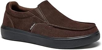 OrthoComfootMen's Orthopedic Walking Shoes Loafers Slip On: Comfortable Casual Plantar Fasciitis Shoes Black, Outdoor Arch Support Relaxed Fit Shoes for Neuropathy Recovery Size 10