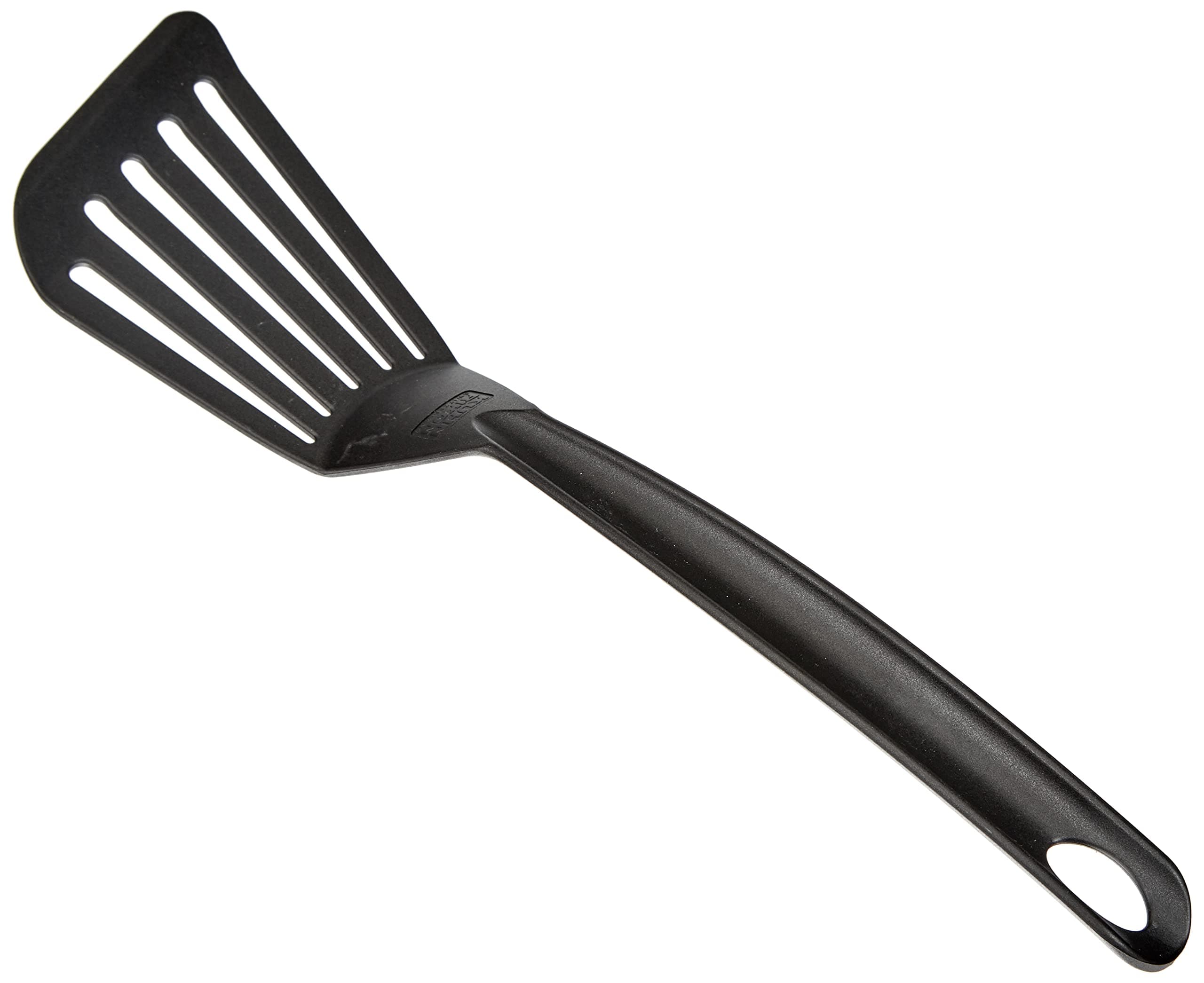 Kuhn Rikon Non-Stick Frying Spatula, Plastic, Black