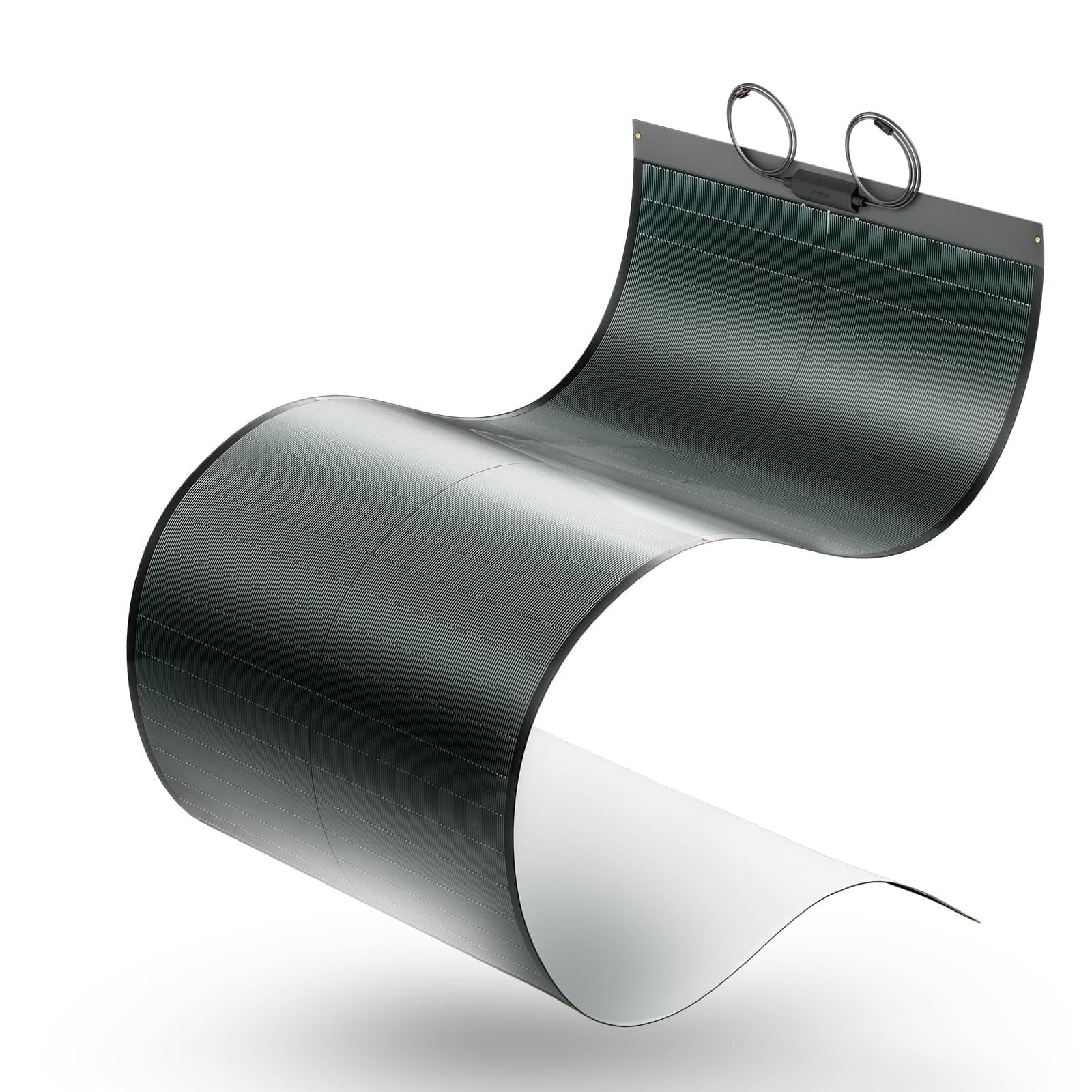 BougeRV Yuma 200W CIGS Thin-Film Flexible Solar Panel, The Most Flexible Anti-Shading Solar Panel with Pre-Punched Holes for Easy Installation