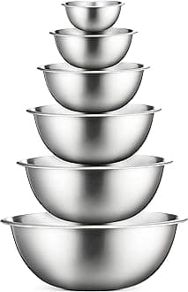 Stainless Steel Mixing Bowls with Lids