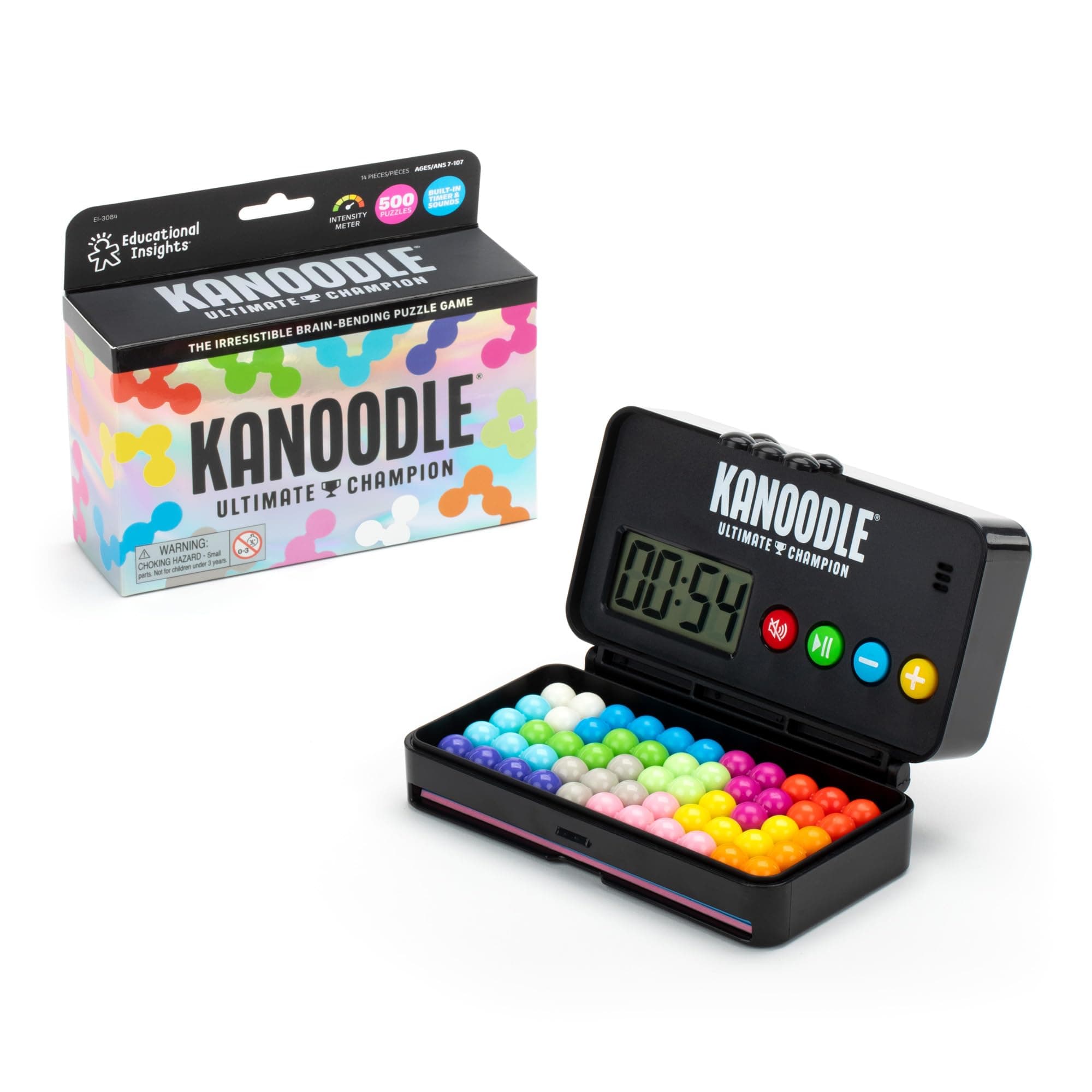 Educational Insights Kanoodle Ultimate Champion - 3D Brain Teaser Puzzles for Kids, Spatial Puzzle Games for Adults, Teens and Kids, Problem Solving Toys and Logic Puzzles, Single Player Games