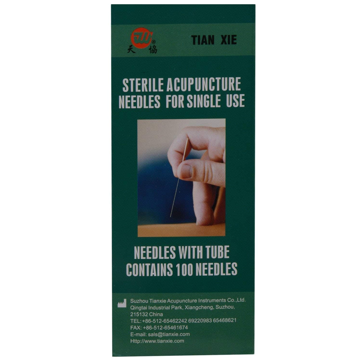 Ella Health & Beauty Sterile Acupuncture Needles For Single Use Transparent (0.25X75) 100pcs