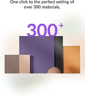 WECREAT Vista 10W Laser Engraving Machine with 9-in 1 Rotary, Smart HD Camera, Compact Diode Desktop Laser Engraver for Beginners DIY Hobbyist Wood Leather Glass Metal Jewelry Gifts Making