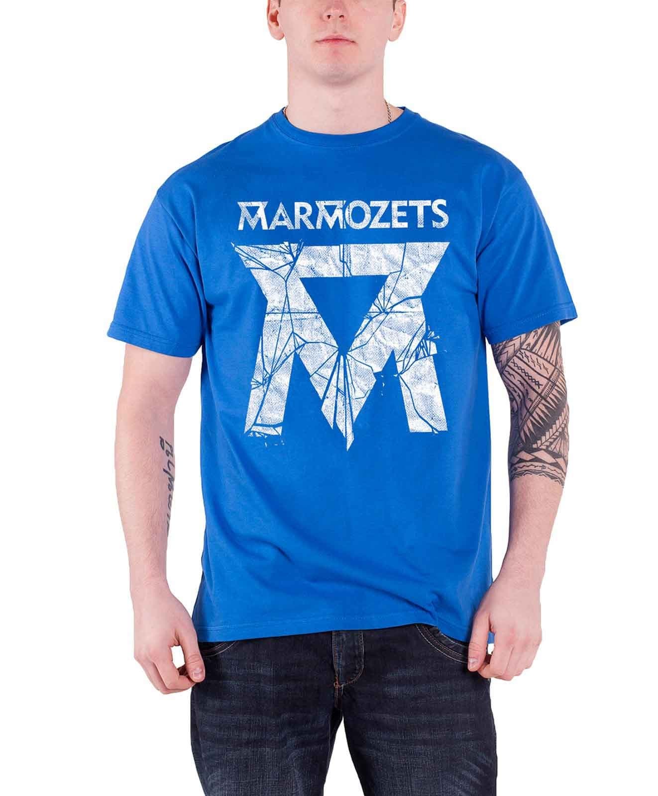 Marmozets Smashed Logo Official Mens Black T Shirt
