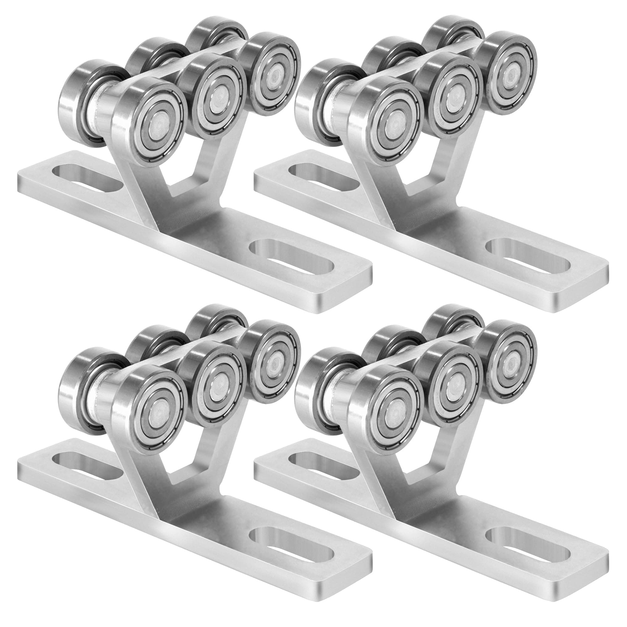 6 Wheel Trolley Assembly Electric Hoist Easy Installation Roller Trolley Silent for use with 1-5/8" Wide and All 1-5/8" or Taller Strut Channel (design4)