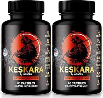 NutraRize (2 Pack) Keskara Pills for Men, Keskara Capsules, Keskara Male Supplement, Premium Performance Support, Natural Formula for Muscle Growth and Overall Health, Official Reviews (120 Capsules)