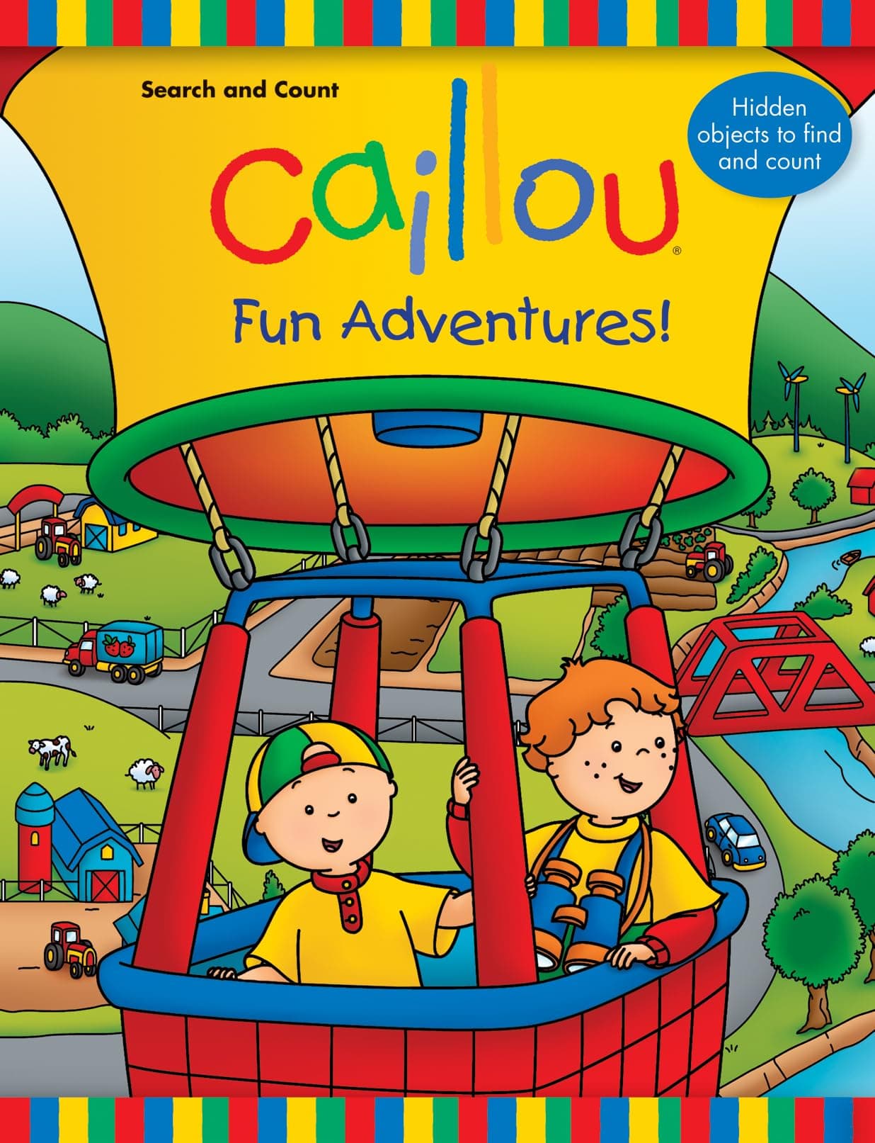 Caillou: Fun Adventures!: Search and Count Book Board book – Picture Book, May 1, 2013