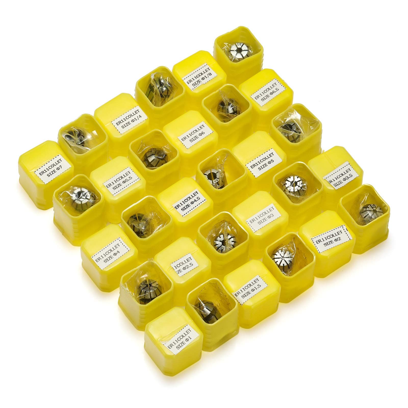 15PCS ER11 Spring Collet Set