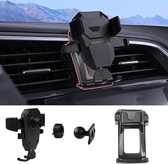 Car Phone Holder for Honda Civic 2016-2021 Accessories 10th Gen. Civic Cell Phone Holer Air Vent Mount for 4-7 Inch Smartphones Hands Free Thick Case Friendly Mobile Holder Stand