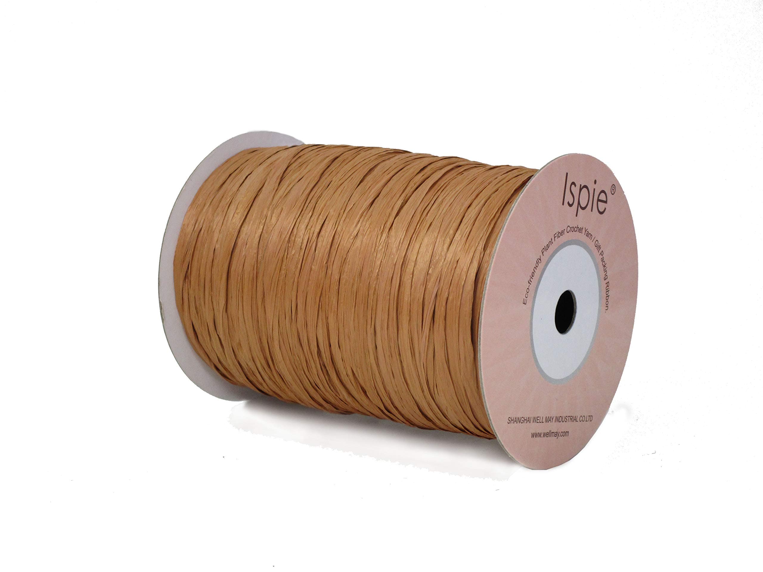 Rayon Raffia Ribbon Crochet Yarn 1/4" 100-Yard Autumn