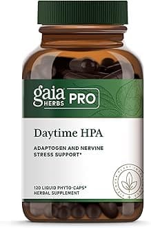 Gaia Herbs HPA Axis Daytime Maintenance Adrenal Support Liquid PhytoCapsules, 120 Count