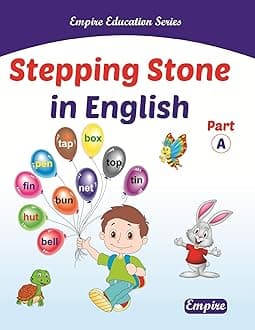 STEPPING STONES IN ENGLISH PART A ( ENGLISH BOOK FOR KIDS ) Paperback