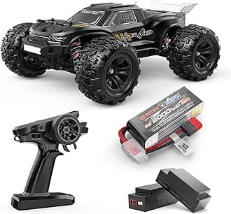 HYPER GO H16BM Brushless 42 Mph Fast RC Cars for Adults, 1/16 Hobby Off-Road RC Truck, RTR Remote Control Car (2 x 2S Lipo and 1 x 3S Lipo Battery and 3S Charging Cable Included