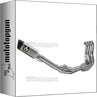 arrow 71216PTZ full system exhaust competition sbk indy-race full titanium carby end cap compatible with kawasaki zx-10r zx-10 r 2021 2022 2023 mototopgun