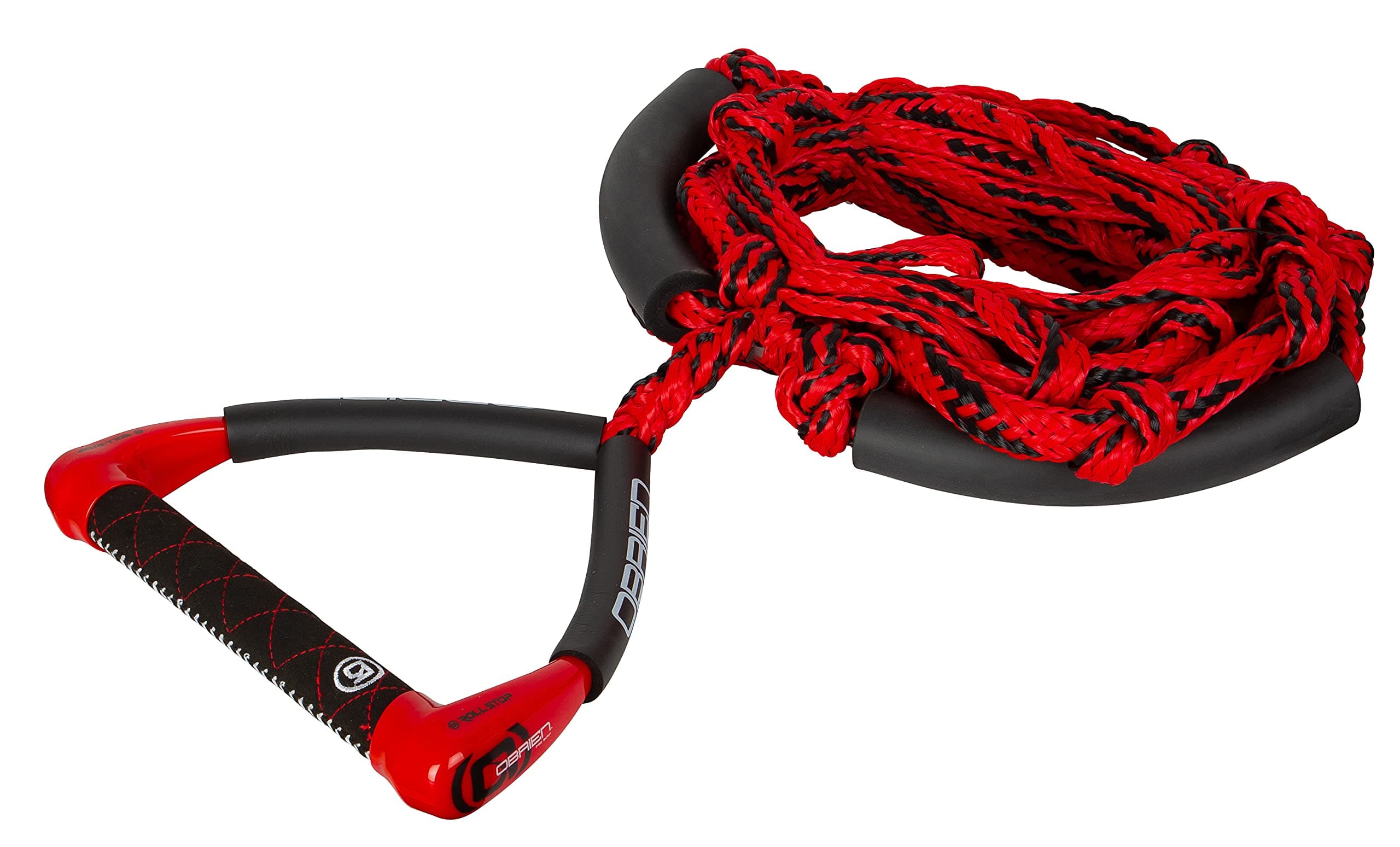 Pro Surf Rope – 10” EVA Handle, 25’ Braided Line, Knotted Grips for Wake Surfing – Durable & Comfortable Wakesurf Rope