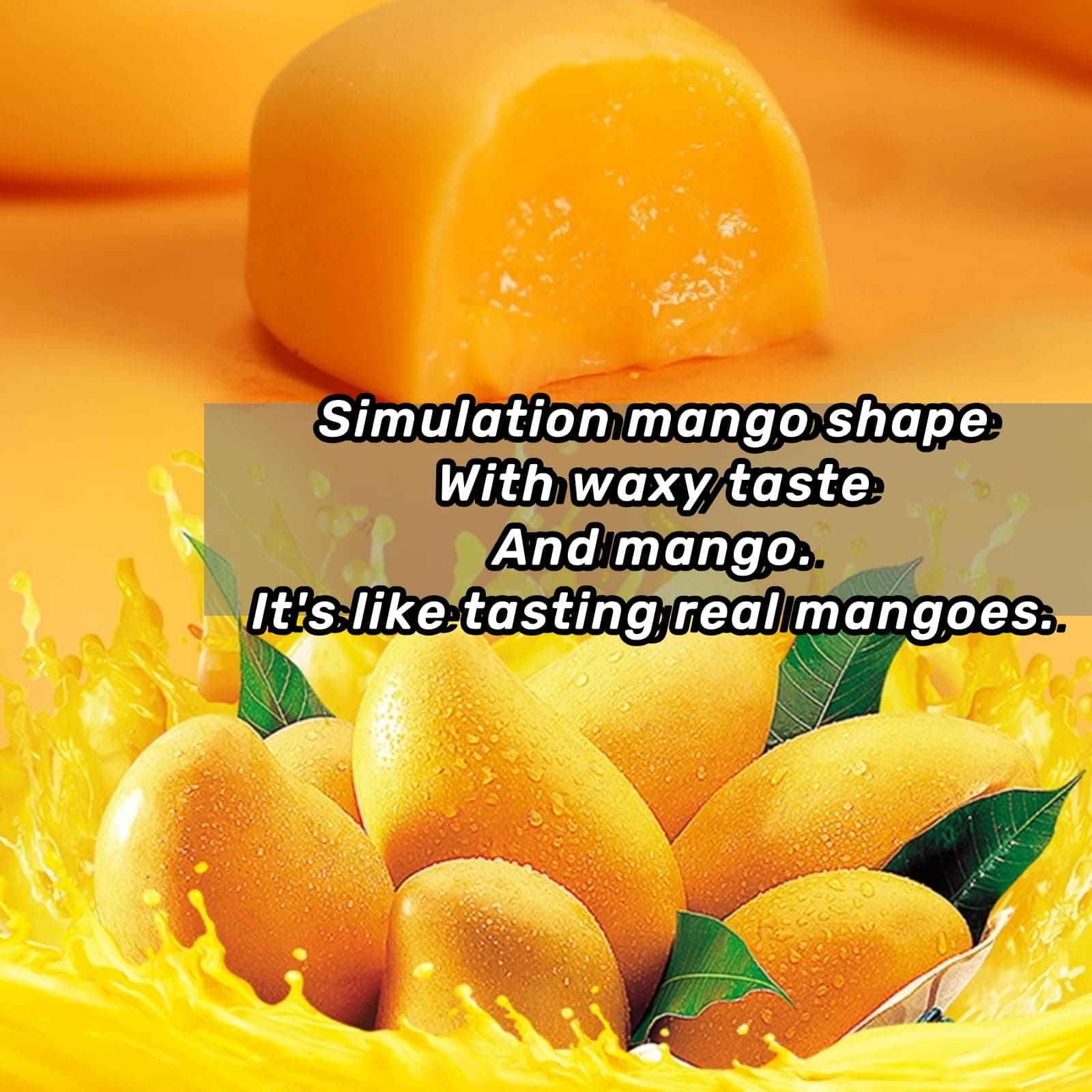 Noble Createaprototype Peelable Gummies, Mango 4d Gummies, 50% Juice Content Gummy Candy，Hand Peeled Candy， Resealable 7.62 Bag (Pack of 3)