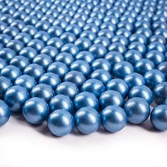 Galashield Marbles for Vases | Glass Marbles Bulk Vase Fillers | Glass Beads for Vases, Light Blue Round Marble 5lb, (Approx. 420 pcs)