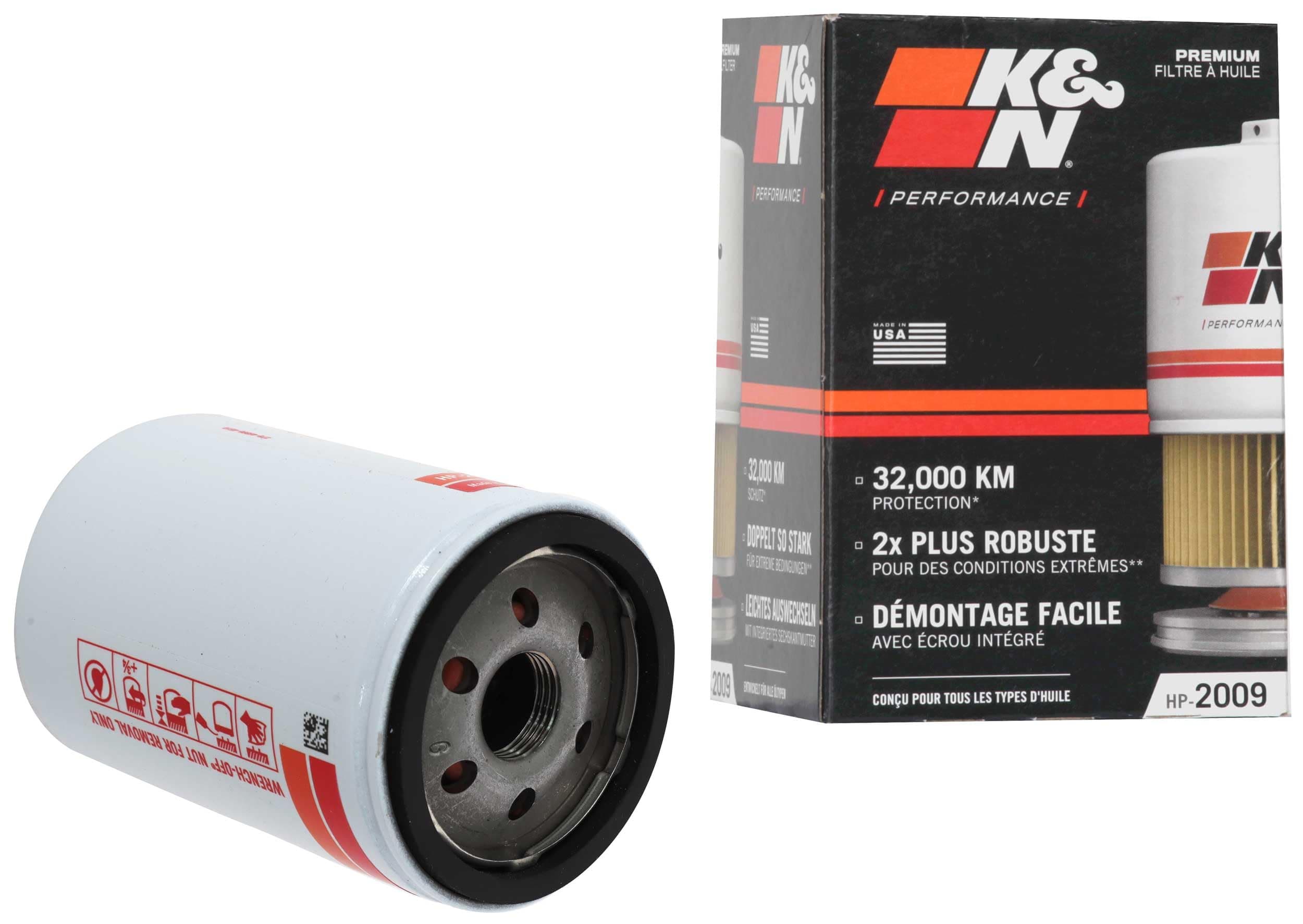 Premium Oil Filter: Protects your Engine: Compatible with Select MAZDA/FORD/LINCOLN/DODGE Vehicle Models (See Product Description for Full List of Compatible Vehicles), HP-2009