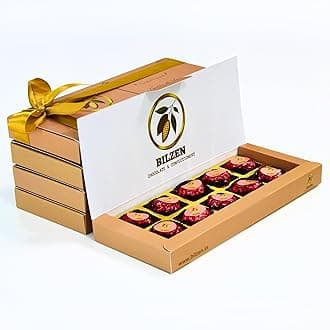 Gourmet Dark Chocolates With Dates And Roasted Hazelnuts Gift Box | No Preservative I No Added Sugar | Healthy Snacks | 10 Piece, Pack of 1