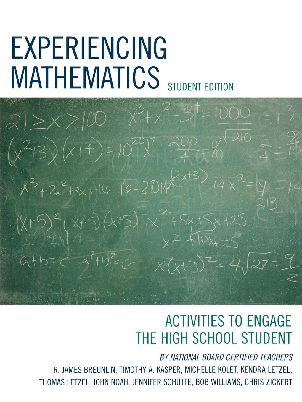 Experiencing Mathematics: Activities to Engage the High School Student