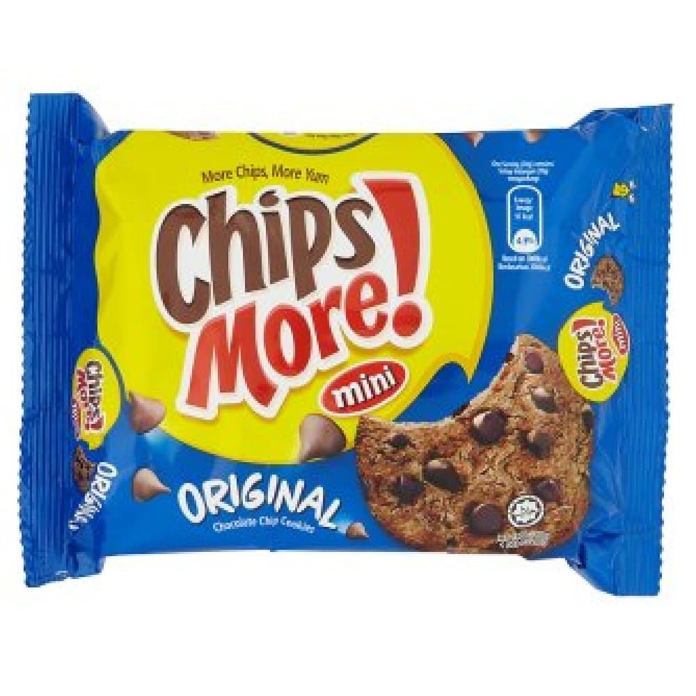 Chips More Mini Chocolate Chip Cookies 10 Packs x 88g (Original Chocolate)