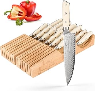 NANFANG BROTHERS 6 Pcs Damascus Drawer Knife Set