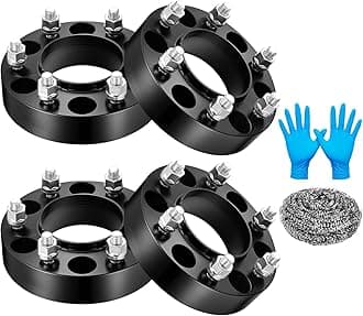 BDFHYK 6x139.7mm Wheel Spacers 1.5 inch Hubcentric Wheel Spacer Compatible with Ranger Bronco,Forged 6 Lug Wheel Adapters M12X1.5 & 93.1 mm Hub Bore, Set of 4