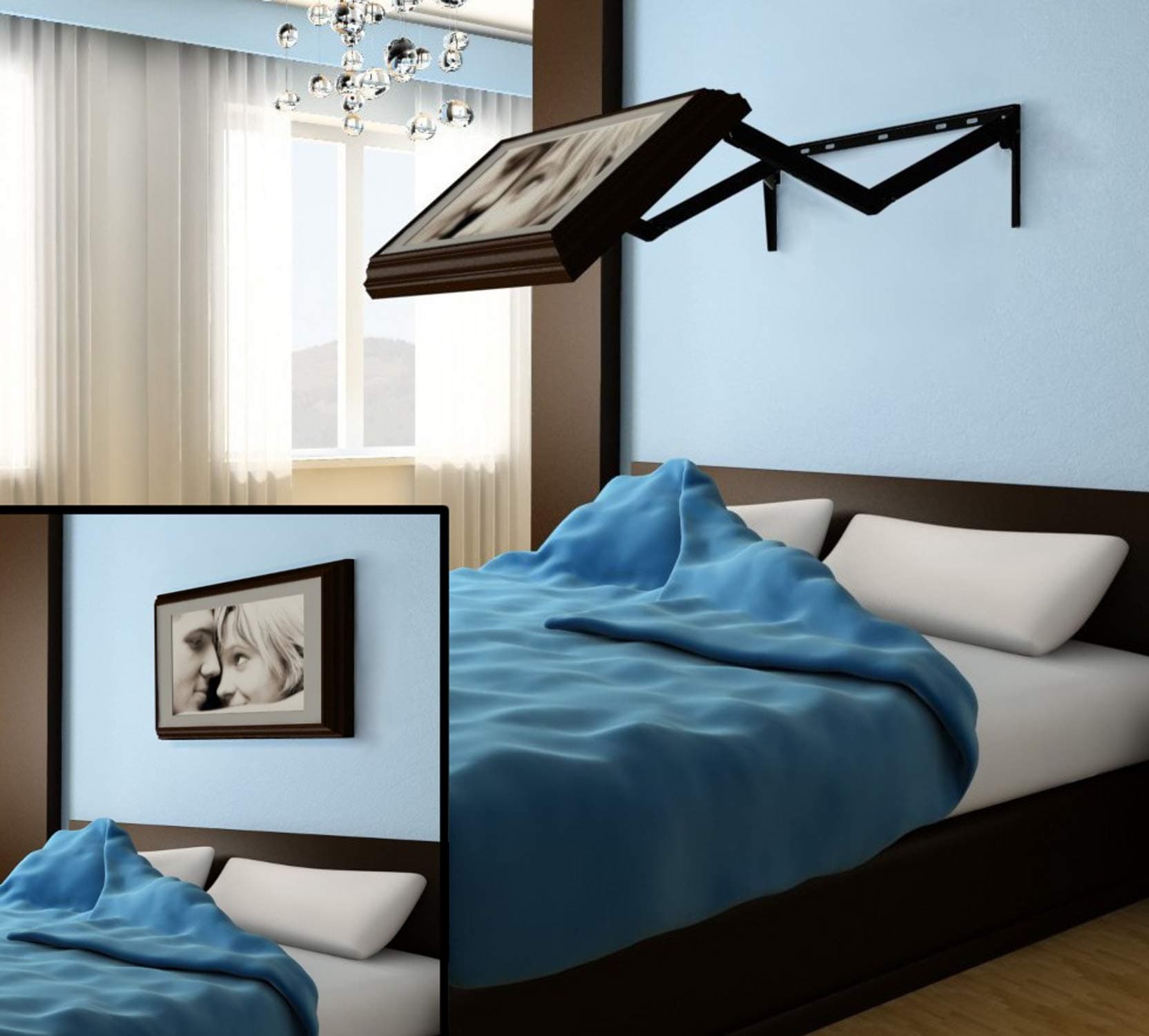 Flip Out TV Mount (M1-32-5-1540B, Black)