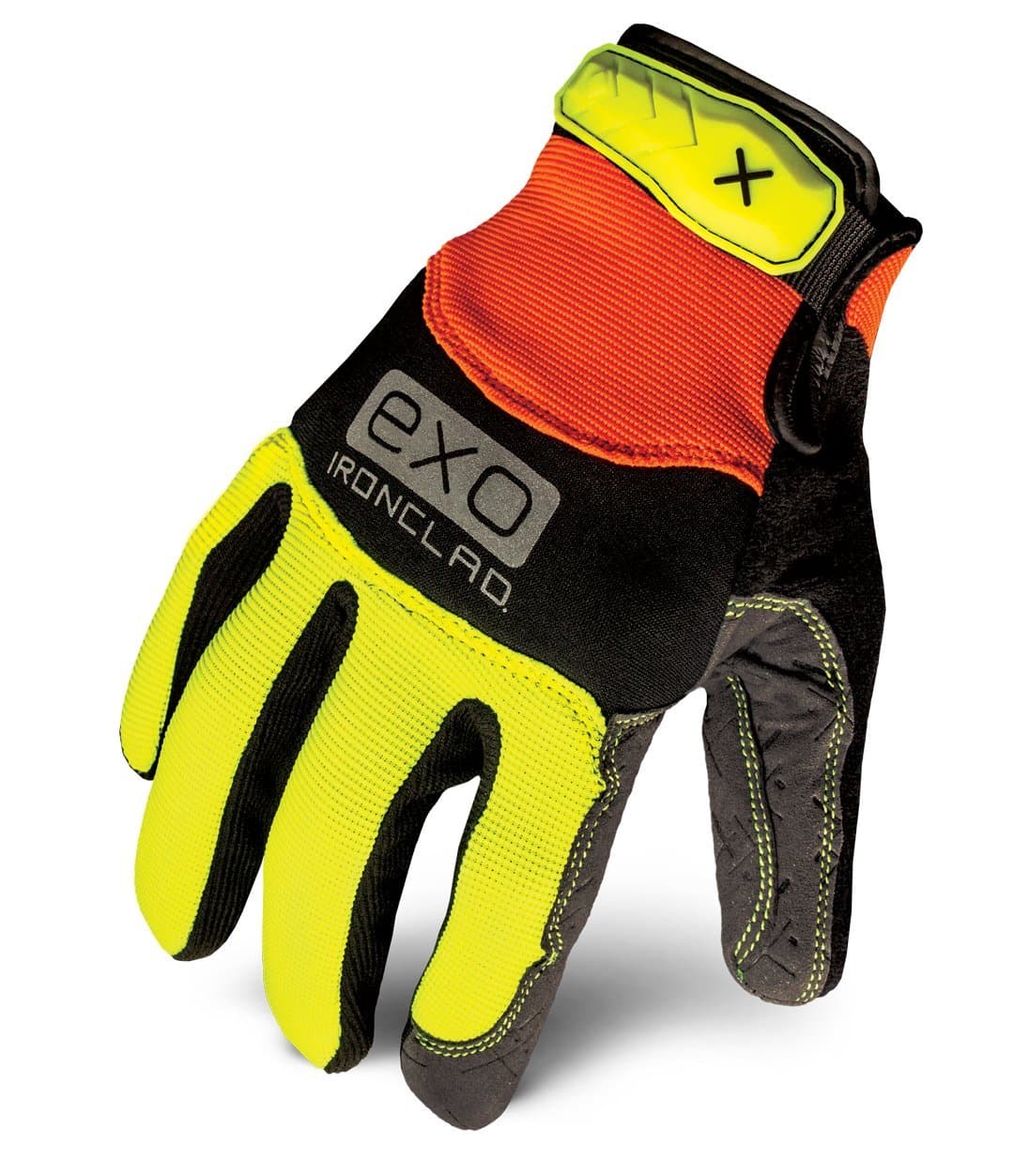 Ironclad EXO-HVP-03-M Hi-Viz Pro Gloves, Medium