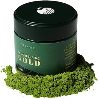 Organic Ceremonial Grade Matcha - Gold 1st Harvest Blend, Japanese Stone Ground Green Tea Powder, Radiation, Gluten Free, Vegan (Organic Gold)