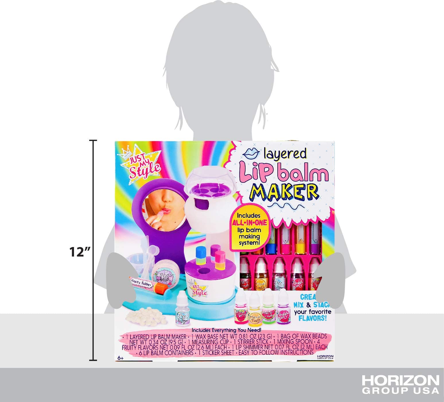 Just My Style Lip Balm Maker Art and Craft Kit by Horizon Group USA