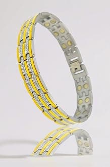 BP Titanium Bracelet Blood Pressure Control Chain Men-Women Bp Monitor Maintain Energy/Blood Circulation/Stamina/Strangth/Body Pain