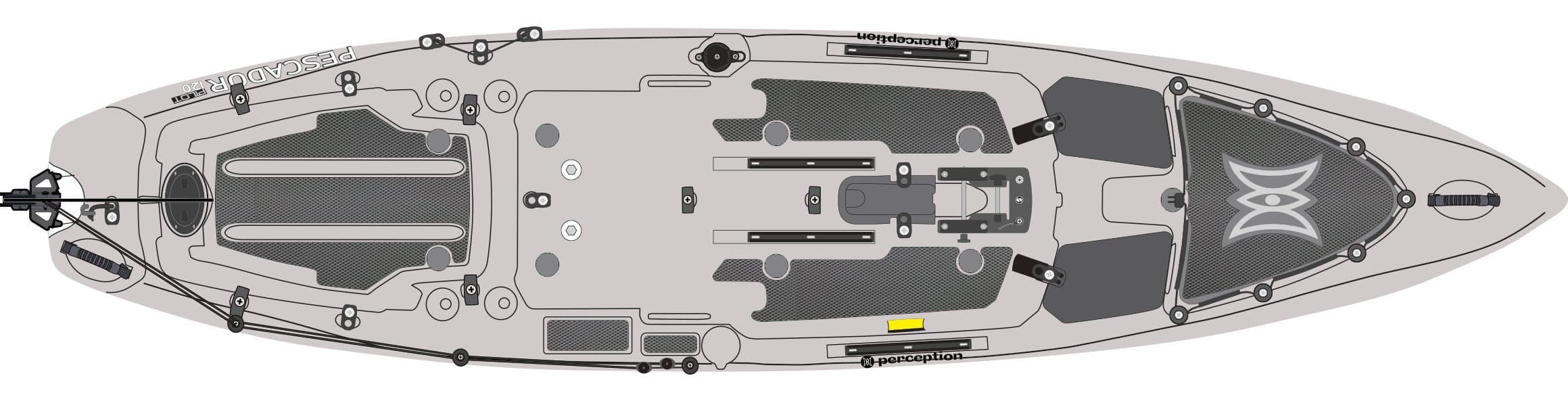 Silent Traction Kit for Pescador Pilot Kayak