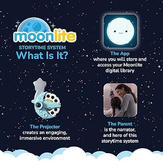 Moonlite Storytime - Disney's Winnie The Pooh Better Than Honey Storytime Disc - A Magical Read - Projector Sold Separately - Digital Story w/ Sound FX - Learning Gifts for Kids Ages 1 Year & Up