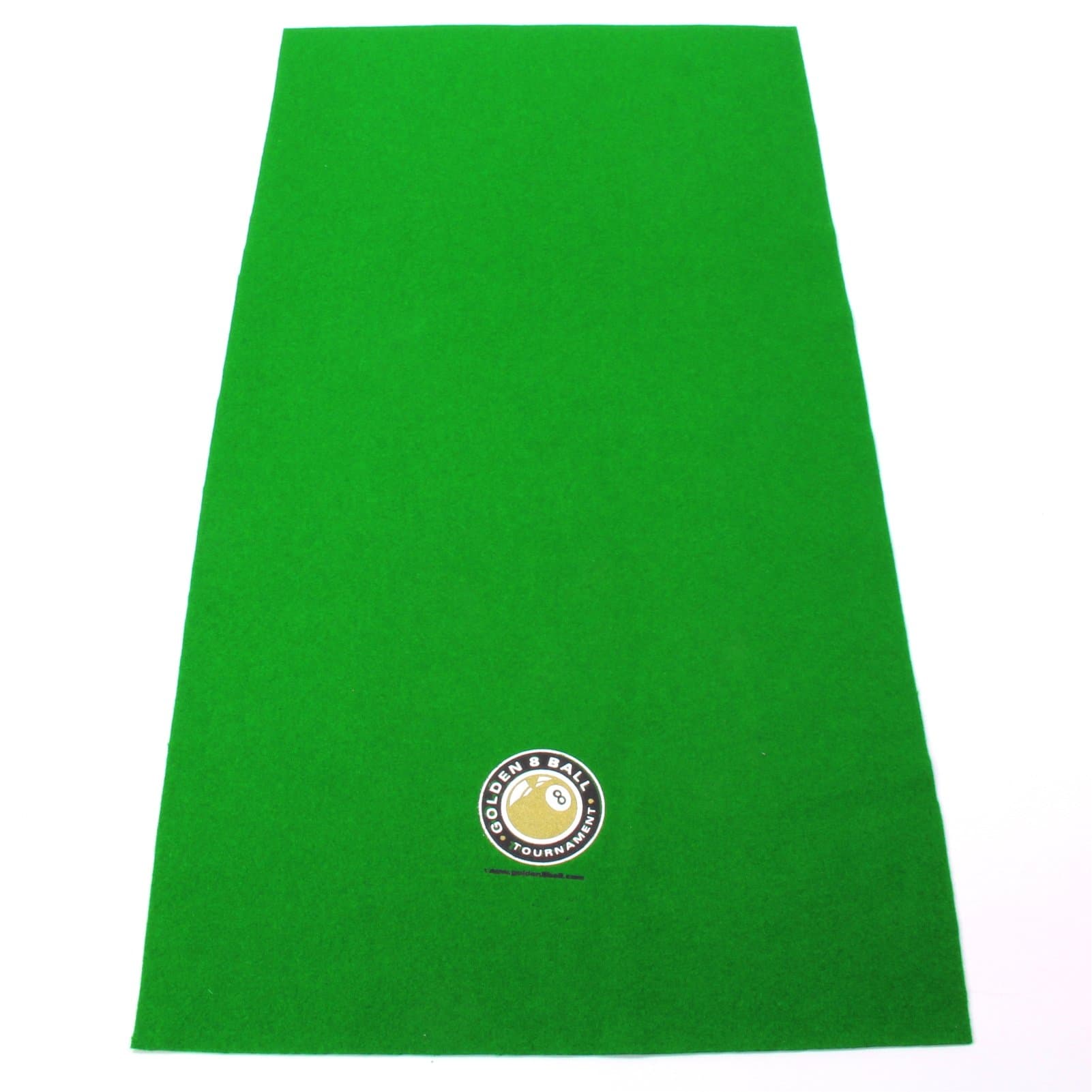Hainsworth Pool Table Racking Cloth - SMALL GOLDEN 8 BALL LOGO