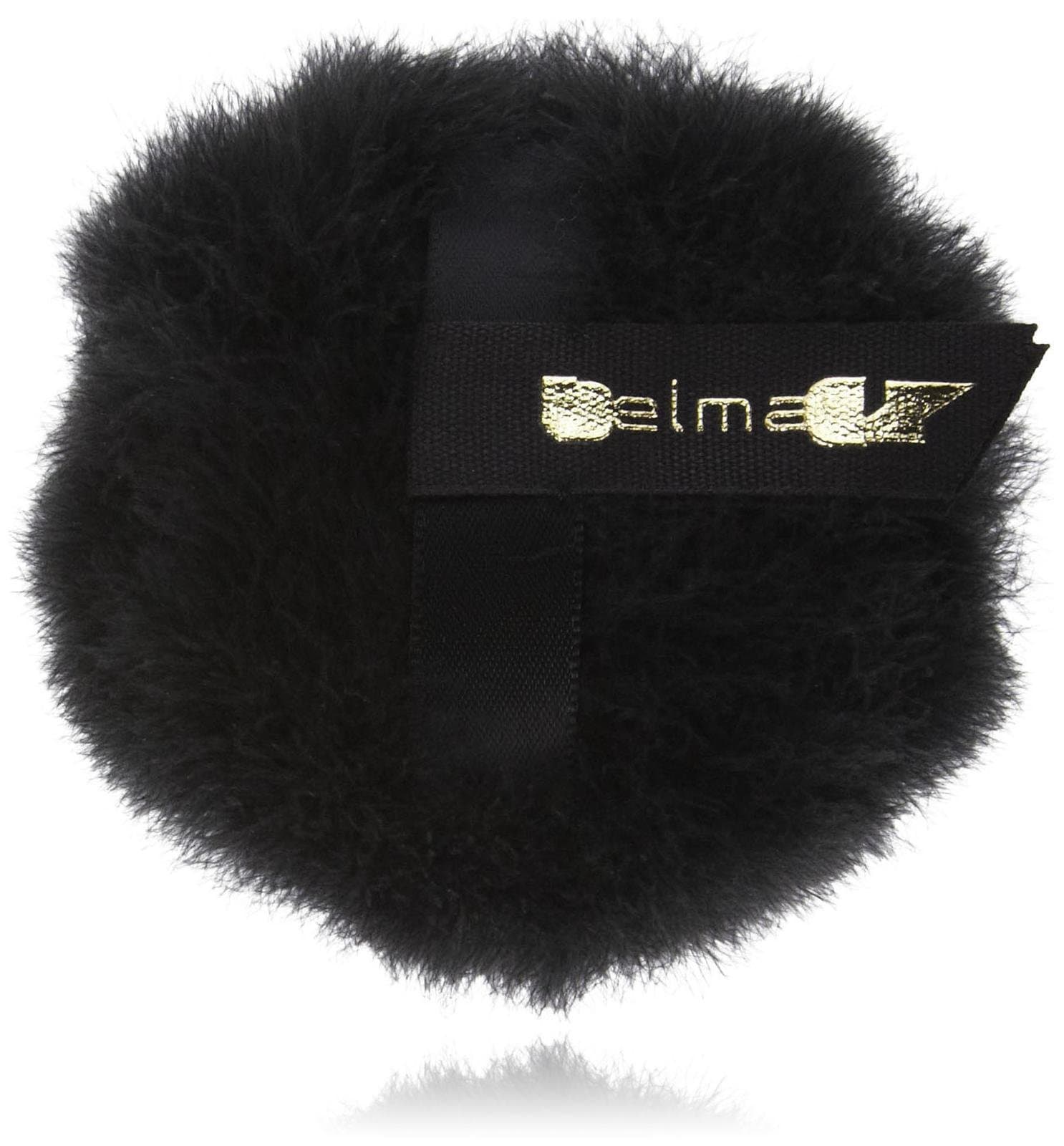 Belmacz Puff Puff Goose-Down Powder Applicator-Onyx: Hades (black)