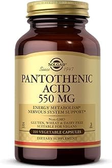 SOLGAR - PANTOTHENIC ACID 550 MG VEG CAPS 100’S :2171