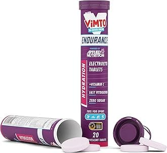 Applied Nutrition Endurance Hydration Electrolyte Tablets - 400mg Electrolytes per Serving - 20 Effervescent Tablets, Sugar Free, Low Calorie, Added Vitamin C Boost Performance - Vimto