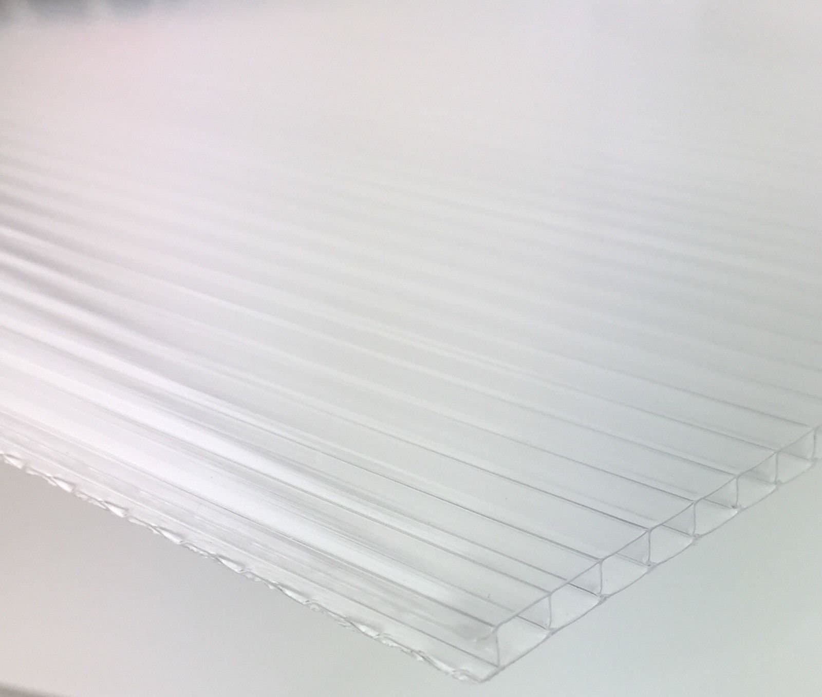 Master Plastics 6 x 4mm x 610mm x 1460mm Polycarbonate Replacement Greenhouse Sheets