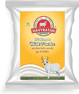 A2 Cow Skimmed Milk Powder (500g) | All-Natural | 100% Pure | Boosts Liver Health | Vegetarian Diet-Friendly