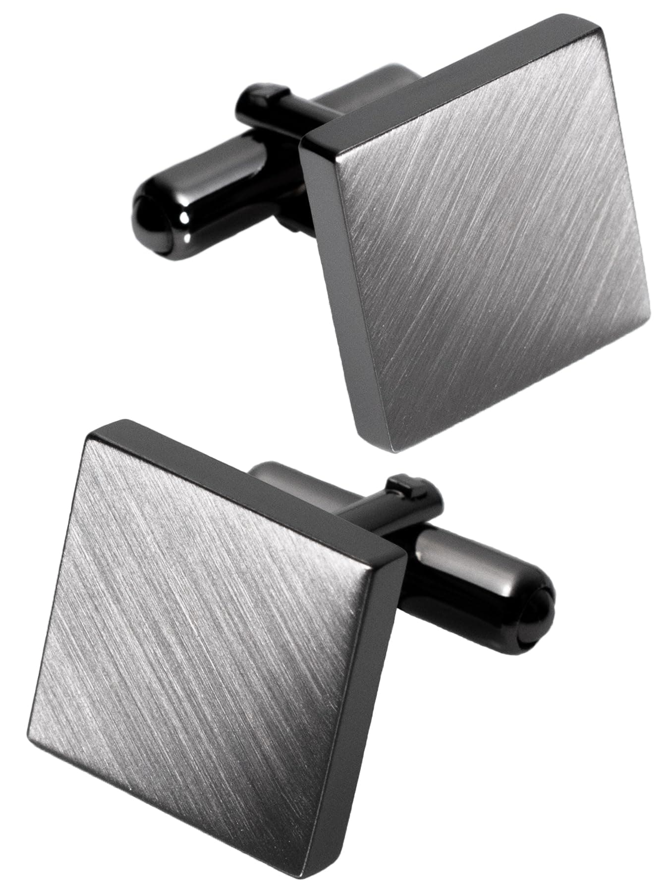 TAVARATCufflinks for Men Black Silver Tps-064